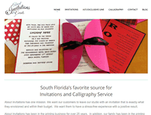 Tablet Screenshot of aboutinvitations.com